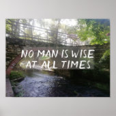 誰も賢い諺のポスタ感動的ーではない ポスター (正面)
