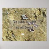 誰も賢い諺感動的やポスターではない ポスター (正面)