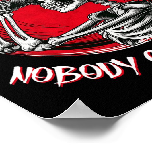 誰も面白いハロウィン与えの衣装を見ていない ポスター (角)