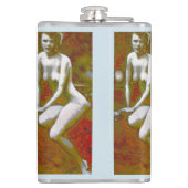 "誰も"ビニールの包まれたなフラスコを知っています フラスク (裏面)