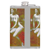 "誰も"ビニールの包まれたなフラスコを知っています フラスク (裏面)