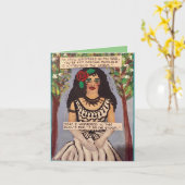 誰も – 悪魔はあなたは私の耳の中でささやいた カード (黄色い花)