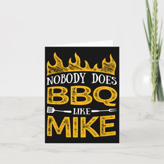 誰もMikeのようなBbqをしない カード (正面)