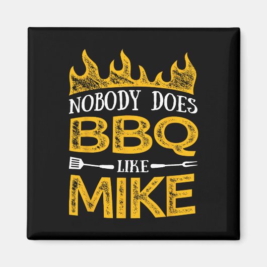 誰もMikeのようなBbqをしない マグネット (正面)