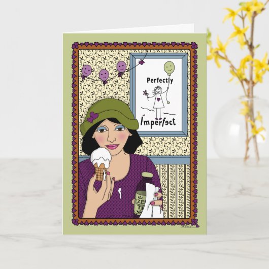 誰もPerfect_A_Greetingではない カード (黄色い花)