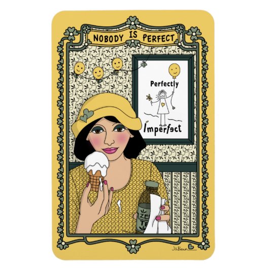 誰もPerfect_C_4x6冷凍機マグネット マグネット (縦)