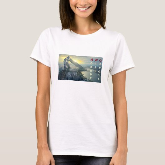 誰もTシャツに反対しない Tシャツ (正面)