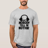 誰もTシャツを何も言わない Tシャツ (正面)