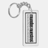 誰やる気を起こさせるにでも贈る勇気付けられる キーホルダー (正面左)