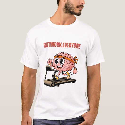 誰よりも努力する Tシャツ (正面)