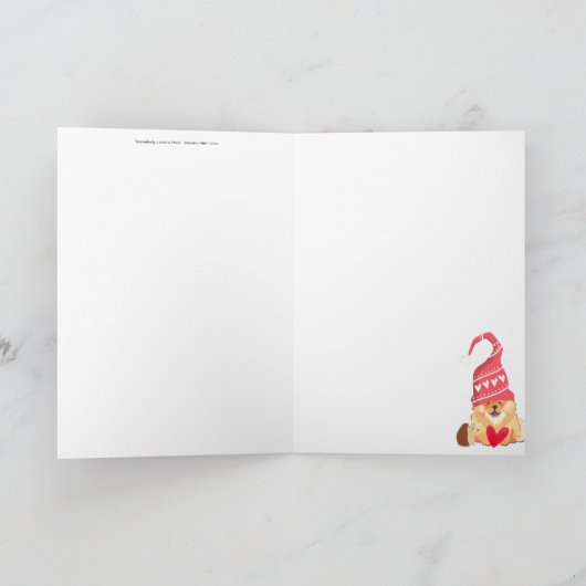 誰よりも愛してるよ チョウと小人のバレンタイン シーズンカード (内部)