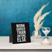 誰よりも頑張る – 成功の動機 フォトプラーク (インサイチュ)