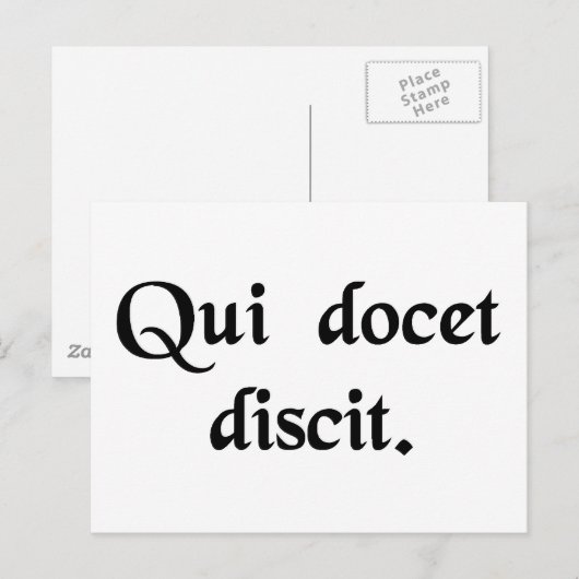 誰教え学。 ポストカード (正面/裏面)