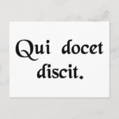 誰教え学。 ポストカード (正面)