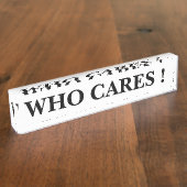 誰気に! デスクネームプレート (側面)