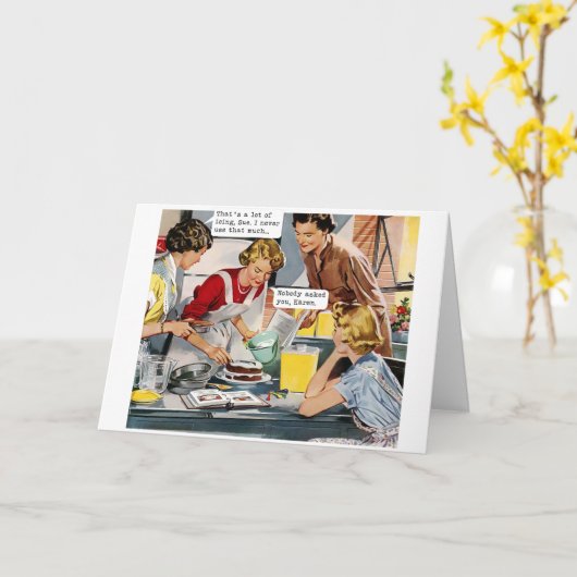 誰頼もお前は カード (黄色い花)