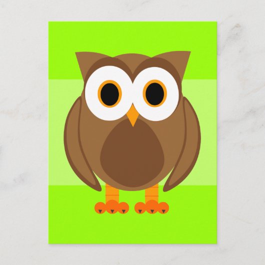 誰？フクロウさん漫画 ポストカード (正面)