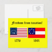 課税からの自由 ポストカード (正面/裏面)