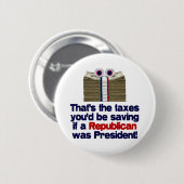 課税されて救っていました 缶バッジ (正面&裏面)