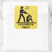 課税は盗難ステッカー スクエアシール (バッグ)