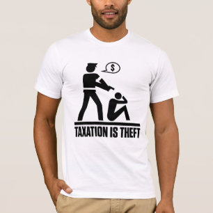 課税は盗難ワイシャツです Tシャツ
