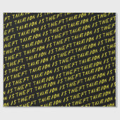 課税は盗難包装紙です ラッピングペーパー (フラット)