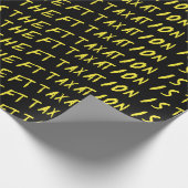 課税は盗難包装紙です ラッピングペーパー (角)