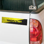 課税は窃盗である バンパーステッカー (トラック上)