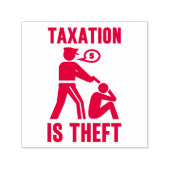 課税は窃盗自墨切手 セルフインキングスタンプ (デザイン)