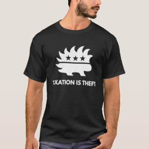 課税は窃盗自由主義山嵐の資本主義者だ Tシャツ