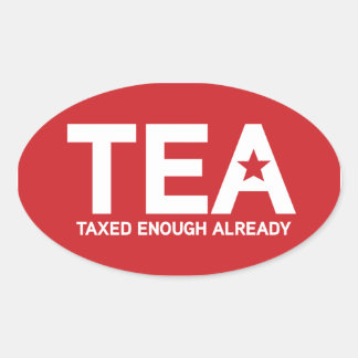 課税済み楕円 楕円形シール