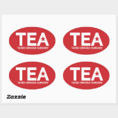 課税済み楕円 楕円形シール (シート)