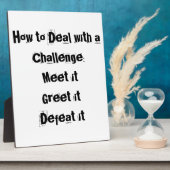 課題に対処する方やる気を起こさせる法 フォトプラーク (側面)