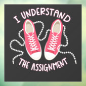 課題のチャックと真珠は理解 ウィンドウサイン (シート3)