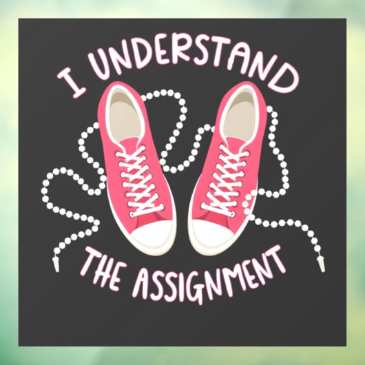 課題のチャックと真珠は理解 ウィンドウサイン (シート3)