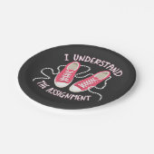 課題のチャックと真珠は理解 ペーパープレート (アングル)