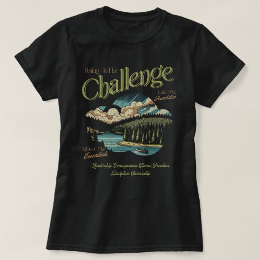 課題クラシカルに向けた教育 Tシャツ (デザイン正面)
