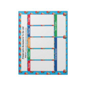 課題パーソナライズされたリスト|本の破遠くに断 ノートパッド (回転)