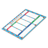 課題パーソナライズされたリスト|本の破遠くに断 ノートパッド (アングル)