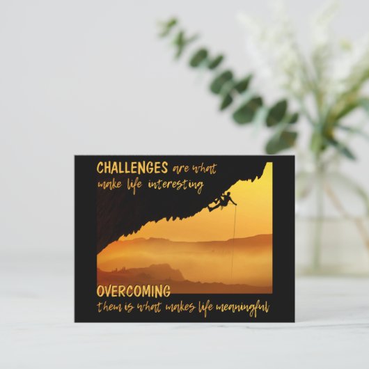 「課題」のはがき ポストカード (スタンド正面)