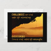 「課題」のはがき ポストカード (正面/裏面)