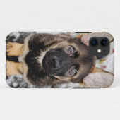 調べているかわいい子犬 Case-Mate iPhoneケース (裏面(横))