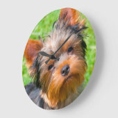 調べるヨークシャテリア ラージ壁時計 (傾斜)