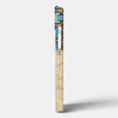 調べる枝のブラウンそして青い鳥 Case-Mate iPhoneケース (裏面 / 左)