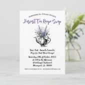 調剤師のハーベスト ハーブティーパーティー招待状 招待状 (スタンド正面)