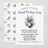 調剤師のハーベスト ハーブティーパーティー招待状 招待状 (正面/裏面)