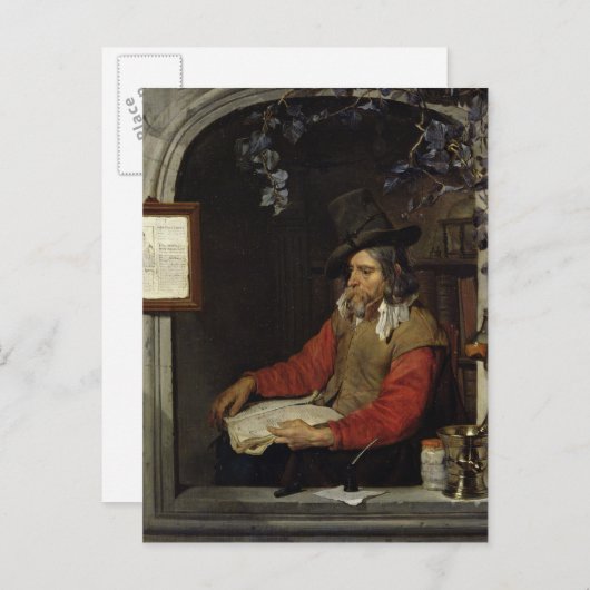 調剤師または化学者 ポストカード (正面/裏面)