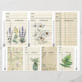 調剤所 ボタニカル エフェメラ ジャンクジャーナル ペーパー (正面)