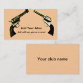 調印者の名刺 名刺 (正面/裏面)