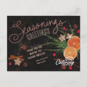 調味料あいさつビジネスホリデーポストカード シーズンポストカード (正面)